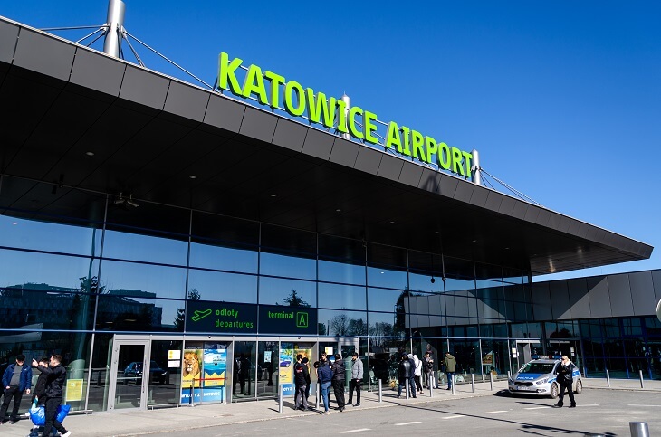 Międzynarodowy Port Lotniczy Katowice w Pyrzowicach (Katowice Airport). Fot. Олександр Луценко/Adobe Stock